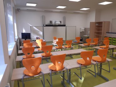 Den otevřených dveří nového školního pavilonu