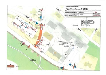 DOPRAVNÍ OMEZENÍ – ULICE U PARKU A LESNÍ